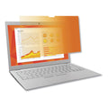 3M Touch Compatible Gold Privacy Filter for 13.3" Widescreen Laptop, 16:9 Aspect Ratio