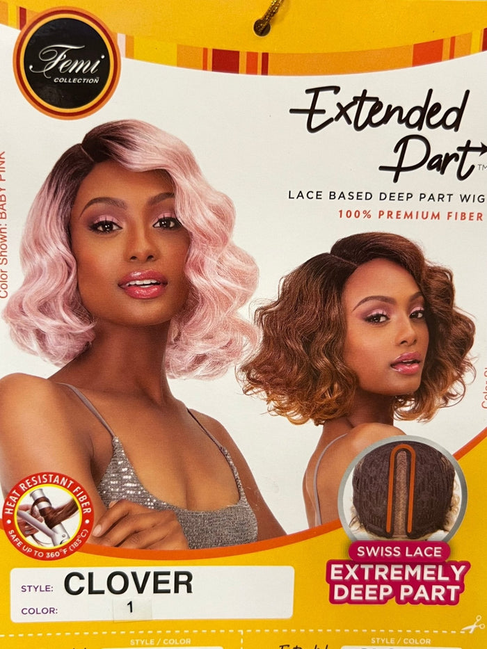 Femi Collection Clover Synthetic Wig Color 1 Jet Black