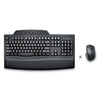 Kensington Pro Fit Comfort Wireless Desktop Set, 2.4 GHz Frequency/30 ft Wireless Range, Black