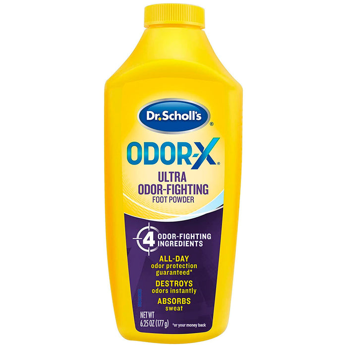 Dr. Scholl's Odor X Ultra Odor -Fighting Foot Powder 6.25 Oz by Pasteur Pharmacy