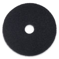 Boardwalk Stripping Floor Pads, 21" Diameter, Black, 5/Carton