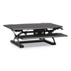 HON Coordinate Portable Desktop Riser, 35.04" x 31.1" x 5" to 16.54", Black