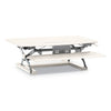 HON Coordinate Portable Desktop Riser, 35.04" x 31.1" x 5" to 16.54", White