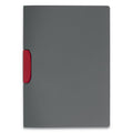 Durable DURASWING Report Cover, Clip Fastener, 8.5 x 11, Graphite/Graphite, 5/Pack