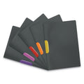 Durable DURASWING Report Cover, Clip Fastener, 8.5 x 11, Graphite/Graphite, 5/Pack