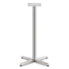 HON Arrange X-Leg Base for 30" to 36" Tops, 25.59w x 25.59d x 40h, Silver