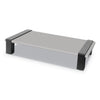 Kantek Modern Monitor Riser, 23.75" x 10.25" x 3.5", Black/Gray, Supports 60 lbs