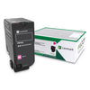 Lexmark 74C0HMG High-Yield Toner, 12,000 Page-Yield, Magenta