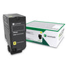 Lexmark 84C0HYG Unison High-Yield Toner, 16,000 Page-Yield, Yellow