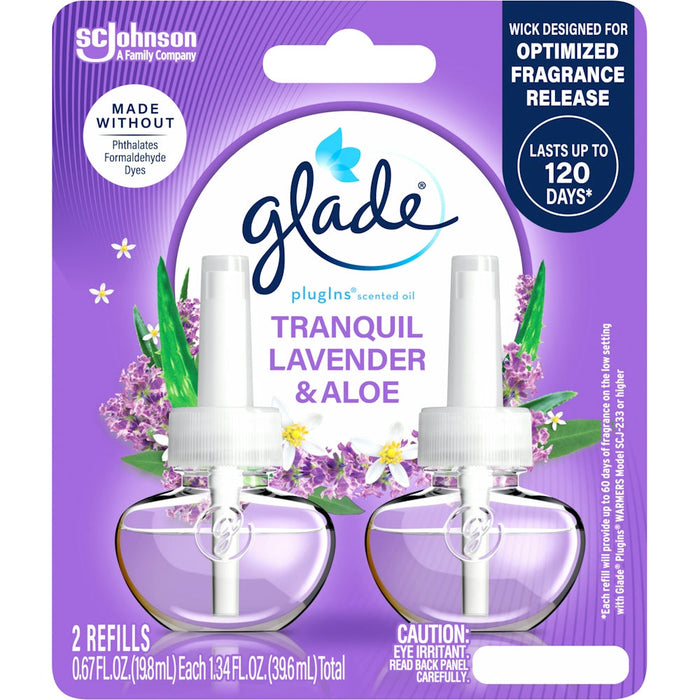 Glade PlugIns Tranquil Lavender & Aloe Scented Oil Refills by Pasteur Pharmacy