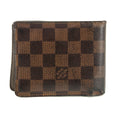 Louis Vuitton Damier Ebene ID Bifold Wallet Brown #3207 by Bolt Boutique