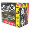 Sharpie Pro Permanent Marker, Broad XL Chisel Tip, Black, Dozen