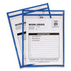 C-Line Stitched Shop Ticket Holders, Top Load, Super Heavy, Clear, 9" x 12" Inserts, 15/Box