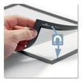 Durable DURAFRAME Sign Holder, 8.5 x 11, Silver Frame, 2/Pack