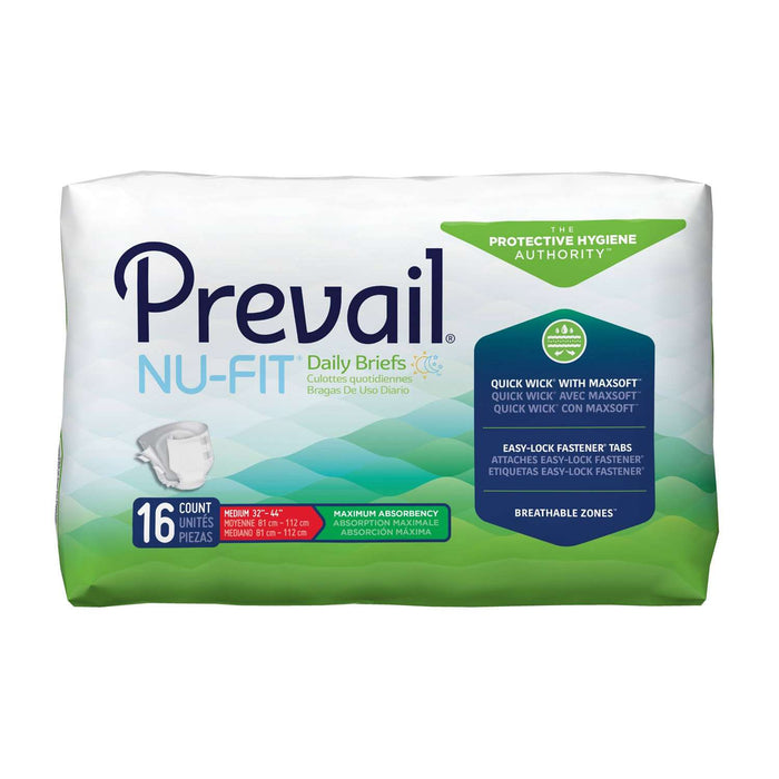 Prevail Nu-Fit Incontinence Adult Daily Briefs, Large - Bag Of 20 by Pasteur Pharmacy