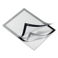 Durable DURAFRAME Sign Holder, 8.5 x 11, Silver Frame, 2/Pack