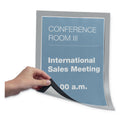 Durable DURAFRAME Magnetic Sign Holder, 8.5 x 11, Silver Frame, 2/Pack
