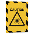 Durable DURAFRAME Security Magnetic Sign Holder, 8.5 x 11, Yellow/Black Frame, 2/Pack