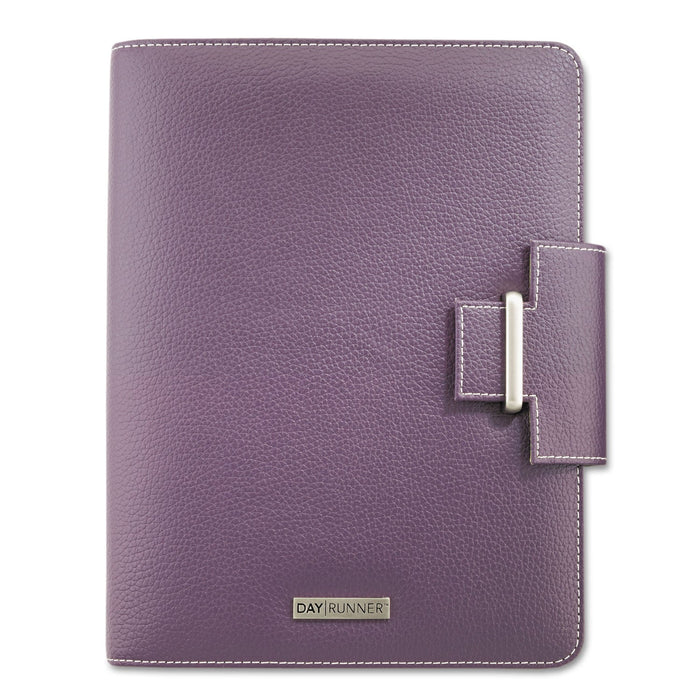 AT-A-GLANCE Terramo Refillable Planner, 8.5 x 5.5, Eggplant Cover, 12-Month (Jan to Dec): Undated