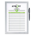 Durable DURAFRAME Note Sign Holder, 8.5 x 11, Silver Frame