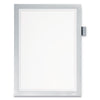 Durable DURAFRAME Note Sign Holder, 8.5 x 11, Silver Frame