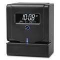 Lathem Heavy-Duty Thermal Time Clock, Digital Display, Charcoal