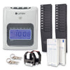 Lathem 400E Top-Feed Time Clock Bundle, Digital Display, White
