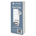 Lathem Time Clock Cards for Lathem Time 400E, Two Sides, 3 x 7, 100/Pack