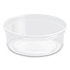 SOLO Bare Eco-Forward RPET Deli Containers, 8 oz, 4.6" Diameter x 1.8"h, Clear, Plastic, 500/Carton