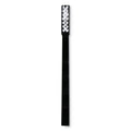 Carlisle Flo-Pac Utility Toothbrush Style Maintenance Brush, White Nylon Bristles, 7.25" Brush, 7" Black Polypropylene Handle