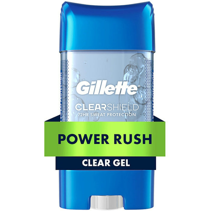Gillette Antiperspirant & Deodorant Clear Gel Power Rush 3.8oz by Pasteur Pharmacy