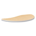 HON Build Wisp Shape Table Top, 54w x 30d, Natural Maple