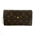 Louis Vuitton Monogram Canvas Brown Sarah Long Wallet #3210 by Bolt Boutique