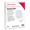 DocuGard Medical Security Papers, 24 lb Bond Weight, 8.5 x 11, Blue, 500/Ream