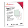 DocuGard Medical Security Papers, 24 lb Bond Weight, 8.5 x 11, Green, 500/Ream