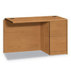 HON 10700 Series Full Right Pedestal Return, 48w x 24d x 29.5h, Harvest