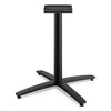 HON Between Seated-Height X-Base for 42" Table Tops, 32.68w x 29.57h, Black