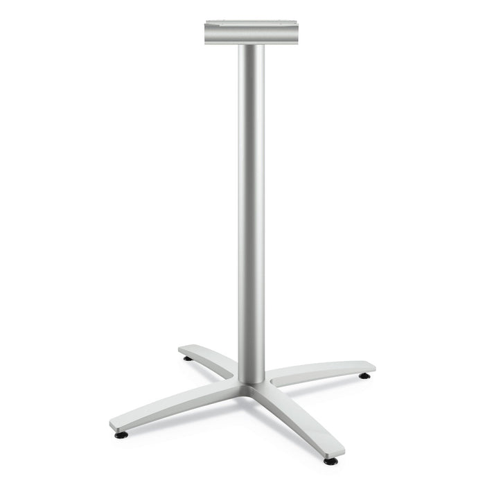 HON Between Standing-Height X-Base for 30" to 36" Table Tops, 26.18w x 41.12h, Silver