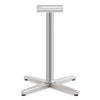 HON Arrange X-Leg Base for 30" to 36" Tops, 25.59w x 27.88h, Silver