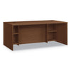 HON Foundation Breakfront Desk Shell, 72" x 36" x 29", Shaker Cherry