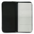 Universal Business Card Holder, Holds 160 3.5 x 2 Cards, 4.75 x 10.13, Vinyl, Black