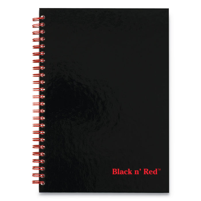 Black n' Red Hardcover Twinwire Notebook, SCRIBZEE Compatible, 1 Subject, Wide/Legal Rule, Black Cover, 9.88 x 6.88, 70 Sheets