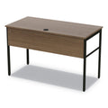 Linea Italia Urban Series Desk Workstation, 47.25" x 23.75" x 29.5", Natural Walnut