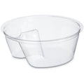 Dart Single Compartment Cup Insert, 3.5 oz, Clear, 1,000/Carton