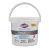Clorox VersaSure Cleaner Disinfectant Wipes, 1-Ply, 12 x 12, White, 110/Bucket