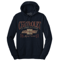 Chevy American Classic Pullover Hooded Sweatshirt - Navy by Tee Luv