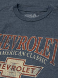 Chevrolet: An American Classic T-Shirt - Indigo Black Heather by Tee Luv