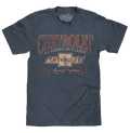 Chevrolet: An American Classic T-Shirt - Indigo Black Heather by Tee Luv