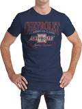 Chevrolet: An American Classic T-Shirt - Indigo Black Heather by Tee Luv