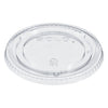 Dart PETE Plastic Flat Cold Cup Lids, Fits 12 oz to 24 oz Cups, Clear, 1,000/Carton
